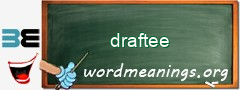 WordMeaning blackboard for draftee